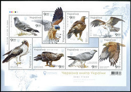 Ukraine 2020 MiNr. 1902 - 1909 (Block 170)  Native Birds Of Prey Eagles  M\sh  MNH ** 7,50 € - Oekraïne