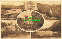 R611681 Greetings From Grasmere. The Church. Grasmere From Silver How. Rydal Wat - Mundo