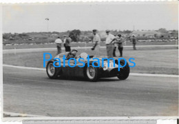 228193 ARGENTINA BUENOS AIRES AUTODROMO AUTOMOBILE CAR RACE PILOTO J. M FANGIO 1956 PHOTO NO POSTCARD - Otros & Sin Clasificación