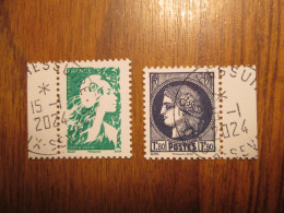 2024 Issu Du Carnet Marianne Avenir / Cérès 1938 Oblitéré Cachet Rond 15/01/2024 - Usados