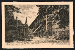 Künstler-AK Bad Kissingen, Saline (Gradierwerk)  - Bad Kissingen