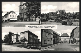 AK Hofheim /Ufr., Landgerichtsstrasse, Marktplatz, Bettenburg  - Altri & Non Classificati
