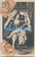 228196 REAL PHOTO WOMAN SENSUAL CIRCULATED TO URUGUAY POSTAL POSTCARD - Photographs