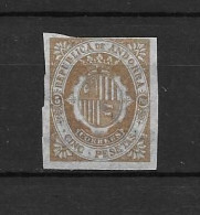 LOTE 2164 ///  (C035) ANDORRA 1896 YVERT Nº: NE11 SIN DENTAR    ¡¡¡ OFERTA - LIQUIDATION - JE LIQUIDE !!! - Unused Stamps