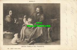 R611780 Sacra Familia Del Pajarito. Hauser Y Menet. Murillo. 1901 - World