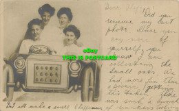 R611784 Four Women Are Sitting In The Car. 1907 - World