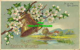 R611798 Best Easter Wishes. All Joy Abide This Eastertide. 1910 - World