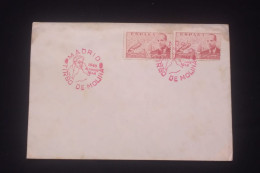 C) 1948, SPAIN, COVER WITH DOUBLE STAMP JUAN DE LA CIERVA - Autres & Non Classés