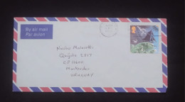 C) 2001, GREAT BRITAIN, AIR MAIL SENT TO URUGUAY, WEATHER STAMP. XF. - Autres & Non Classés