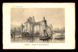 14 - CHATEAU DE MESNIL-GUILLAUME - GRAVURE - Autres & Non Classés