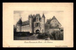 14 - ST-GERMAIN DE LIVET - LE CHATEAU - GRAVURE - Autres & Non Classés