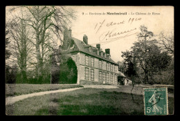 51 -  ENVIRONS DE MONTMIRAIL - LE CHATEAU DE RIEUX - Montmirail