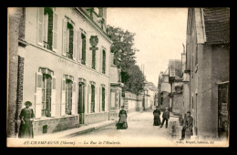 51 - AY-CHAMPAGNE - RUE DE L'HUILERIE - GERVAIS RESTAURATEUR - Ay En Champagne