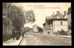 53 - LAVAL - LA GARE DE L'OUEST - GARE DES CHEMINS DE FER DEPARTEMENTAUX - Laval