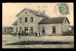 55 - ETAIN - FACADE DE LA GARE DE CHEMIN DE FER - Etain