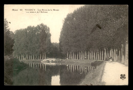 55 - VERDUN - LES RIVES DE LA MEUSE EN AMONT DE L'ECLUSE - EDITEUR M.T.I.L. - Verdun