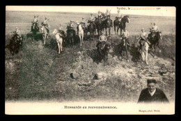 55 - VERDUN - HUSSARDS EN RECONNAISSANCE - EDITEUR MANGIN - Verdun