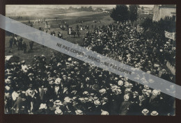 57 - INAUGURATION DU MONUMENT DE NOISSEVILLE - CORTEGE DE LA SOCIETE DES JEUNES OUVRIERS DE METZ - CARTE PHOTO ORIGINALE - Autres & Non Classés