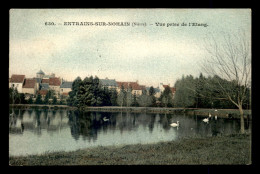 58 - ENTRAINS-SUR-NOHAIN - VUE PRISE DE L'ETANG - CARTE COLORISEE - Altri & Non Classificati