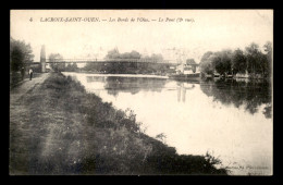 60 - LACROIX-ST-OUEN - LES BORDS DE L'OISE - LE PONT - PENICHES - Autres & Non Classés