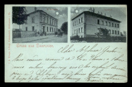 67 - SAARE-UNION - GRUSS AUS SAARUNION - K. POSTAMT - HOSPITAL - CLAIR DE LUNE - VOYAGE EN 1899 - Sarre-Union