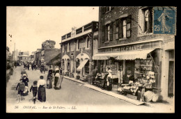 80 - ONIVAL - RUE DE ST-VALERY - AUX DAMES DE FRANCE - Onival