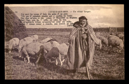 80 - CAYEUX - UN VIEUX BERGER ET SON TROUPEAU - Cayeux Sur Mer