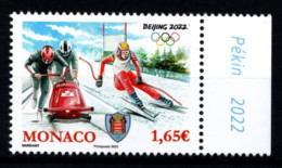 MONACO 2022 - JEUX OLYMPIQUES D'HIVER DE PÉKIN / Y.T. N° 3309 - NEUF ** - Ungebraucht