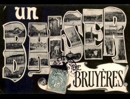 88 - BRUYERES - UN BAISER - LETTRES MULTIVUES - Bruyeres