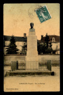 88 - LAMARCHE - MONUMENT DU DUC DE BELLUNE - CARTE COLORISEE - Lamarche