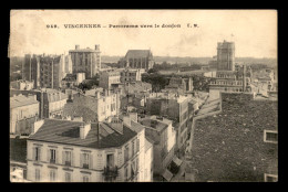 94 - VINCENNES - PANORAMA VERS LE DONJON - VOIR ETAT - Vincennes