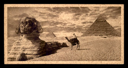 EGYPTE - LENHERT & LANDROCK N° 5 - CAIRO - SPHINX AND PYRAMIDS - FORMAT 15 X 7.5 CM - Kairo