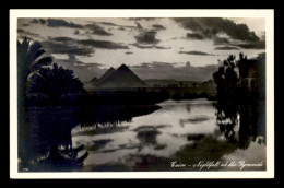 EGYPTE - LENHERT & LANDROCK N°170 - CAIRO - NIGHTFALL AT THE PYRAMIDS - Le Caire