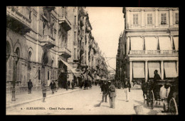 EGYPTE - ALEXANDRIE - RUE CHERIF PACHA   - Alejandría