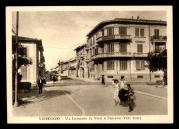 ITALIE - VIAREGGIO - VIA LEONARDO DA VINCI ET PENSIONE VILL ROMA - Viareggio