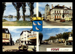 58 - COSNE-SUR-LOIRE - MULTIVUES ET BLASON - Cosne Cours Sur Loire