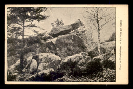 77 - FORET DE FONTAINEBLEAU - LA ROCHE QUI TOURNE - Fontainebleau