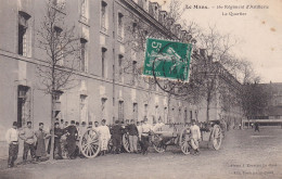Le Mans (72 Sarthe) 26eme Régiment D'artillerie La Quartier - Canon - Phot. Bouveret édit. Fournier Circulée 1910 - Le Mans
