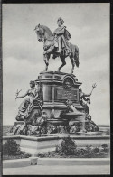 Germany.   Koln. Denkmal Kaiser Wilhelm I. Statue Of Wilhelm I Of Germany. Illustrated View Posted Postcard - Köln