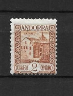 LOTE 2164 ///  (C035) ANDORRA 1935  YVERT Nº: 28 *NH      ¡¡¡ OFERTA - LIQUIDATION - JE LIQUIDE !!! - Nuovi