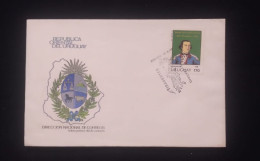 C) 1989, URUGUAY, FDC, TIRADETES, GREEN STAMP XF - Uruguay