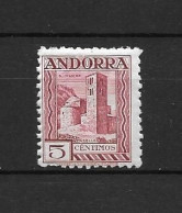LOTE 2164 ///  (C035) ANDORRA 1929  YVERT Nº: 16 **NNH      ¡¡¡ OFERTA - LIQUIDATION - JE LIQUIDE !!! - Unused Stamps