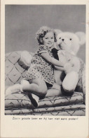 Shirley Temple Teddy Bär  Girl. Old  PC. Cpa. - Artisti