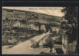 AK Künzelsau, Partie Bei Der Kocherbrücke  - Kuenzelsau