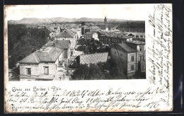 AK Landau I. Pfalz, Ortsansicht Aus Der Vogelschau  - Landau