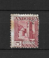 LOTE 2164 ///  (C035) ANDORRA 1929  YVERT Nº: 16  USED      ¡¡¡ OFERTA - LIQUIDATION - JE LIQUIDE !!! - Neufs