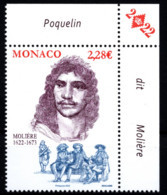 MONACO 2022 - 400E ANNIVERSAIRE DE MOLIÈRE   / Y.T. N° 3310  - NEUF ** - Nuovi