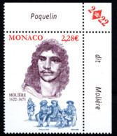 MONACO 2022 - 400E ANNIVERSAIRE DE MOLIÈRE   / Y.T. N° 3310  - NEUF ** - Unused Stamps