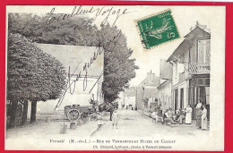 49 - VERNOIL +++ Rue De Vernantes Et Hôtel Du Chalet +++ Très Belle Animation +++ - Autres & Non Classés