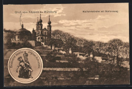 AK Würzburg, Käppele, Wallfahrtskirche Mit Stationsweg Und Gnadenbild  - Wuerzburg